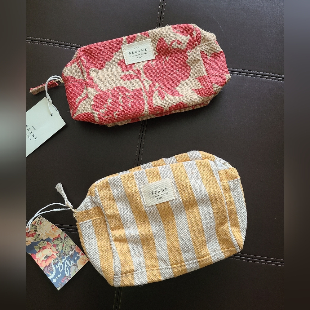 Sezane Cosmetic Bags